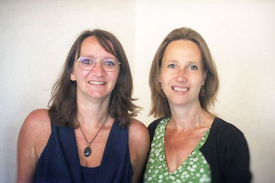 Sandrine Lumanne et Jenny Strens